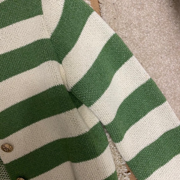 Zara green striped cardigan - Picture 8 of 10